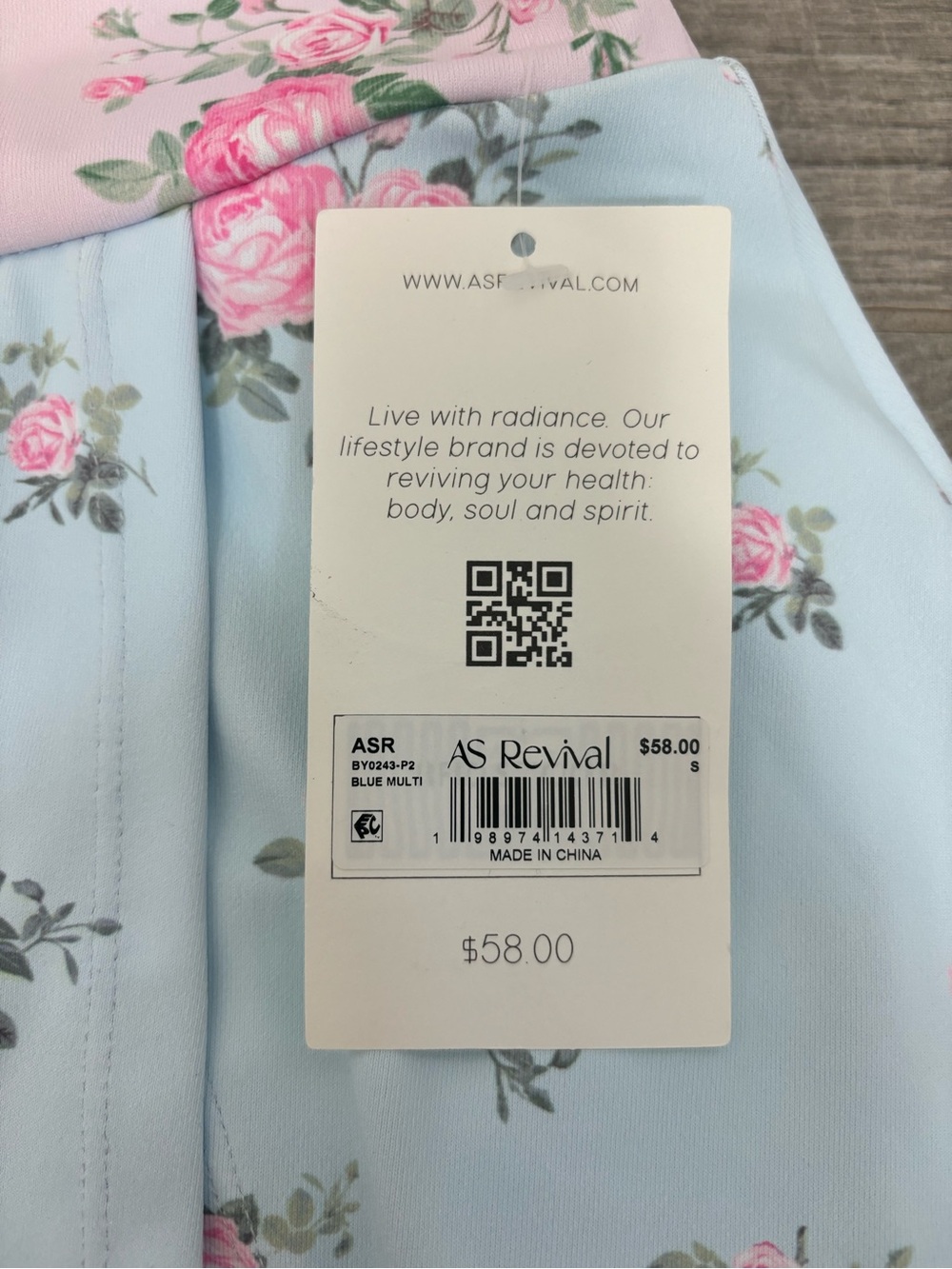 Altr’d State Floral Blue & Pink Two-Piece Crop Top and Skirt Set NWT - Picture 5 of 13
